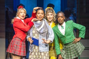 Liberty Stottor, Gerardine Sacdalan, Lou Henry and Jessica Ibadin in Heathers the Musical