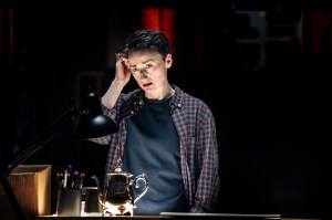 Jodie McNee (Alison Bechdel) in Fun Home at the Royal Exchange Theatre c. Johan Persson