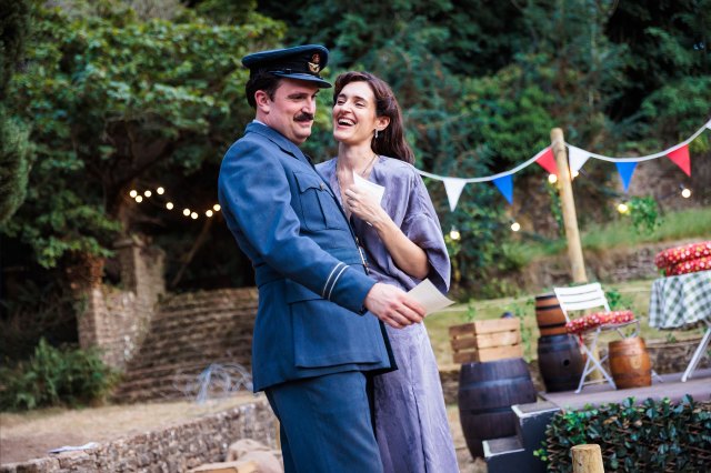 Much Ado About Nothing James Sheldon and Phoebe Pryce in Much Ado About Nothing
