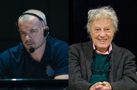 Russell Tovey and Tom Stoppard