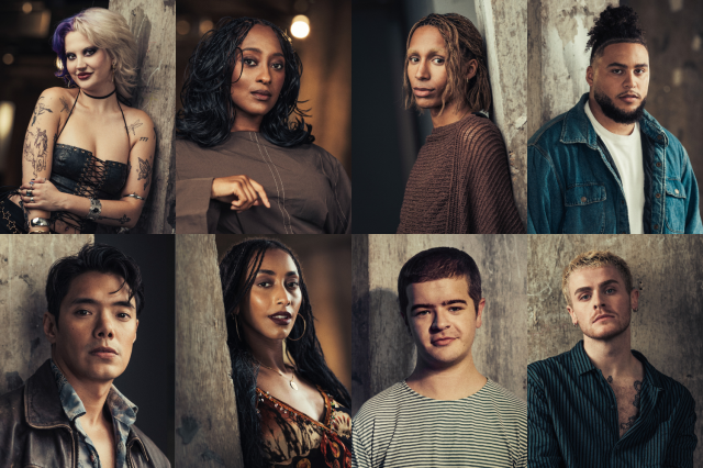 The cast of Rent, photos by Oliver Rosser The cast of Rent, photos by Oliver Rosser