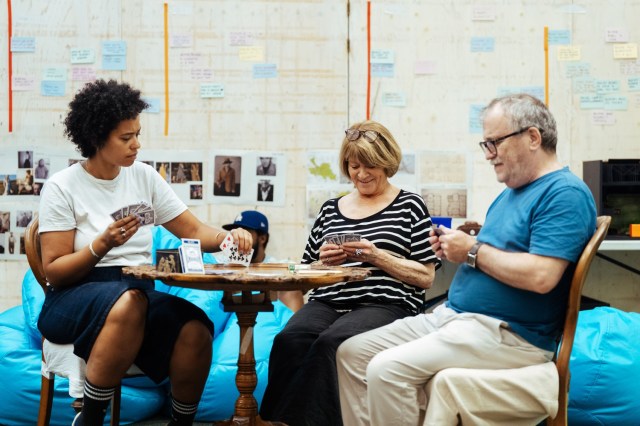 Amanda Wilkin, Susan Brown, and Mark Hadfield in rehearsals for A MONTH IN THE COUNTRY Donmar Warehouse photo by Helen Murray Amanda Wilkin, Susan Brown, and Mark Hadfield in rehearsals for A MONTH IN THE COUNTRY Donmar Warehouse photo by Helen Murray