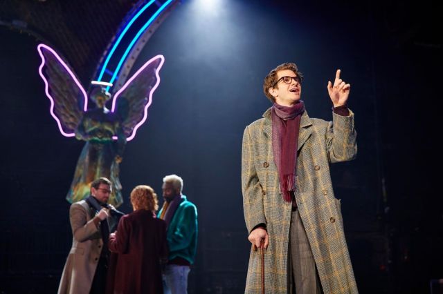 Andrew Garfield and the cast of Angels in America Andrew Garfield and the cast of Angels in America