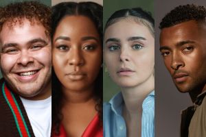 Elliot Broadfoot, Kalisha Amaris, Millie O'Connell and Diante Lodge