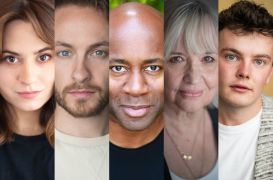 Five of the cast members of The Mousetrap