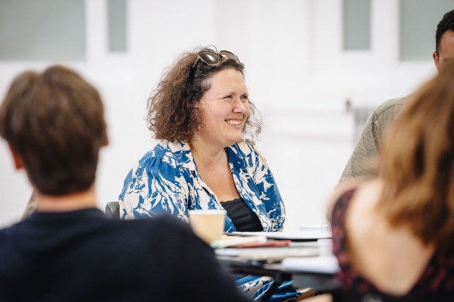 Hannah Chissick (director) in rehearsals for THE MOUSETRAP 75TH ANNIVERSARY UK TOUR, Credit Danny Kaan Hannah Chissick (director) in rehearsals for THE MOUSETRAP 75TH ANNIVERSARY UK TOUR, Credit Danny Kaan