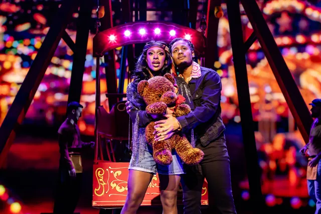 Alexandra Burke and Miles Anthony Daley in I'm Every Woman