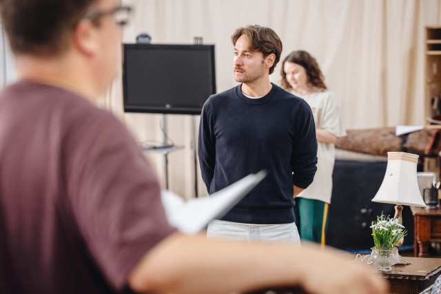 Jack Hardwick in rehearsals for THE MOUSETRAP 75TH ANNIVERSARY UK TOUR, Credit Danny Kaan Jack Hardwick in rehearsals for THE MOUSETRAP 75TH ANNIVERSARY UK TOUR, Credit Danny Kaan
