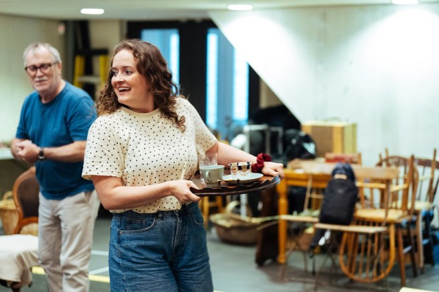 Jessica Brindle in rehearsals for A MONTH IN THE COUNTRY Donmar Warehouse photo by Helen Murray Jessica Brindle in rehearsals for A MONTH IN THE COUNTRY Donmar Warehouse photo by Helen Murray