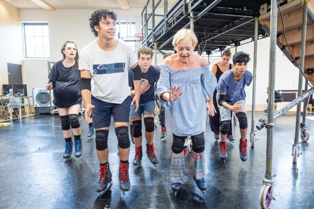 The cast of Kimberly Akimbo in rehearsals The cast of Kimberly Akimbo in rehearsals