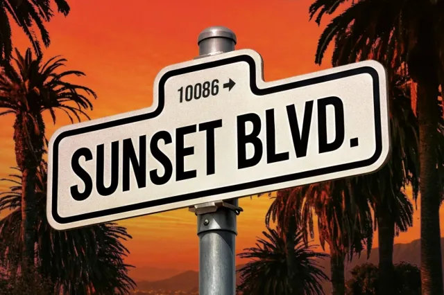 Artwork for Sunset Boulevard, featuring in the season Artwork for Sunset Boulevard, featuring in the season