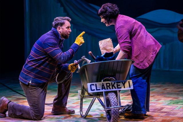 Calendar Girls the Musical 2 Neil Moors and Christina Meehan in Calendar Girls the Musical