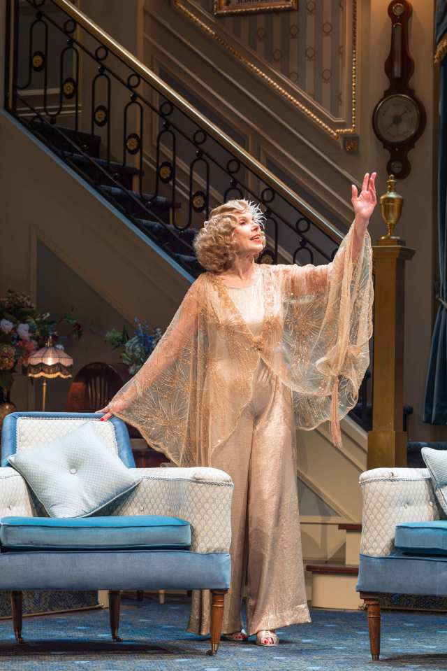HAY FEVER. Christine Baranski (Judith Bliss). Photo Marc Brenner HAY FEVER. Christine Baranski (Judith Bliss). Photo Marc Brenner