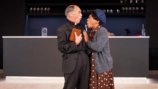 Mark Rylance (Pastor Blake) and Suzette Llewellyn (Grandma) Mark Rylance (Pastor Blake) and Suzette Llewellyn (Grandma)