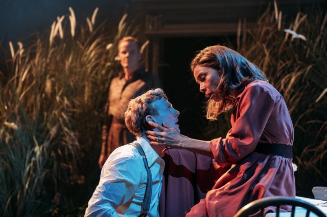 Patrick Gibson, Sophie Okonedo and Alistair Petrie in A MONTH IN THE COUNTRY (Donmar Warehouse, 2026) Photo by Helen Murray 1