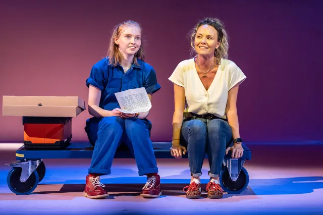 The Curious Incident of the Dog in the Night Time Alex Keenan and Charlie Brooks in The Curious Incident of the Dog in the Night-Time