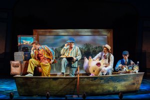 The cast of Three Men in a Boat