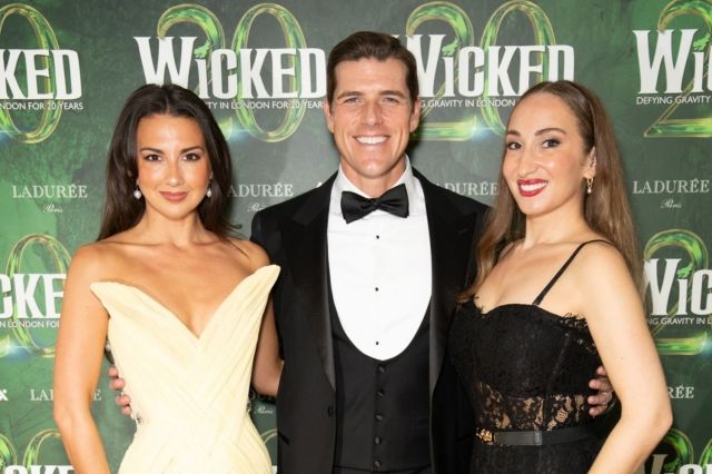 Zizi Strallen, Jordan Litz and Emma Kingston attend the Wicked 20th Anniversary Gala Party, photo by Craig Sugden Zizi Strallen, Jordan Litz and Emma Kingston attend the Wicked 20th Anniversary Gala Party, photo by Craig Sugden