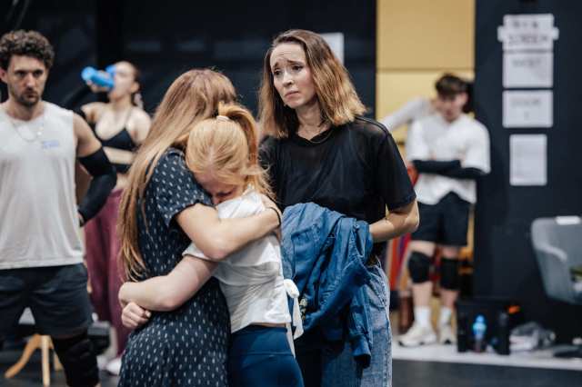 Alix Dunmore in rehearsal for The Hunger Games On Stage credit Danny Kaan Alix Dunmore in rehearsal for The Hunger Games On Stage credit Danny Kaan