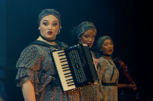 Allie Daniel, Madeline Charlemagne and Bella Brown as the Fates Allie Daniel, Madeline Charlemagne and Bella Brown as the Fates