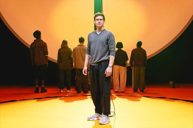 Antigone Exits 2 Max Bennett and the cast of Antigone Exits