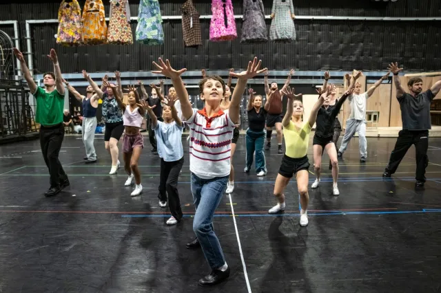 Billy Elliot in rehearsals Billy Elliot in rehearsals