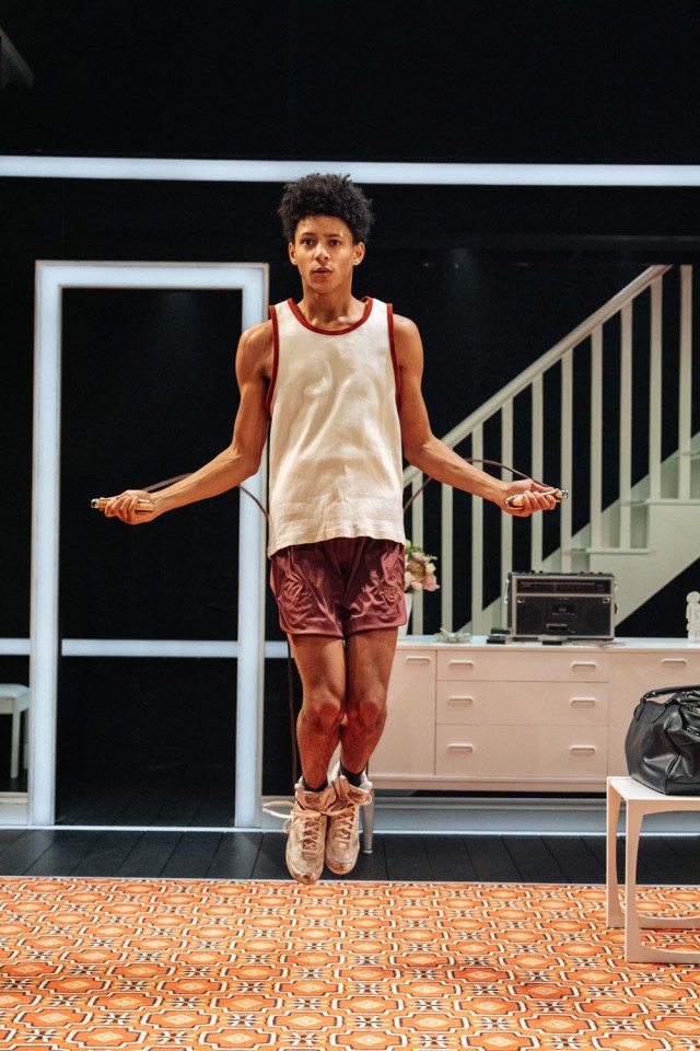 Leo Whitfield Harris in ILFORD BOY (Donmar Warehouse, 2026) Photo by Helen Murray Leo Whitfield Harris in ILFORD BOY (Donmar Warehouse, 2026) Photo by Helen Murray