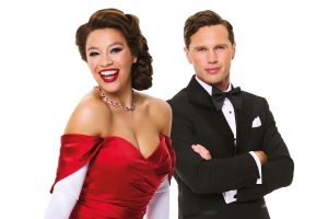 Molly Rainford and Danny Walters in character, artwork provided uncredited