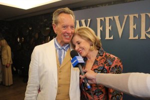 Richard E Grant and Christine Baranski