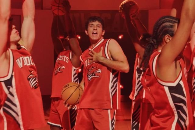 The cast of High School Musical, still taken from video